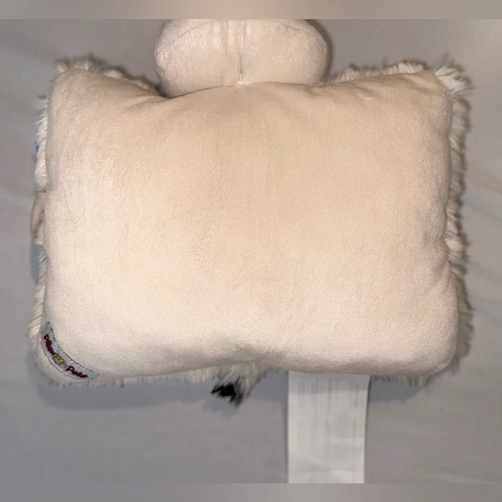 Pillow Pets NWT Plush Cow Pillow Soft Kids Accessory - Black & White